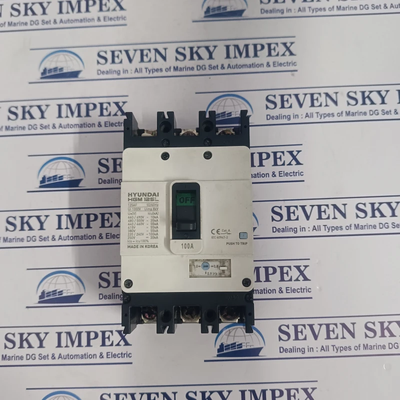 HYUNDAI HGM 125L 100A MOLDED CASE CIRCUIT BREAKER CIRCUIT BREAKER'S