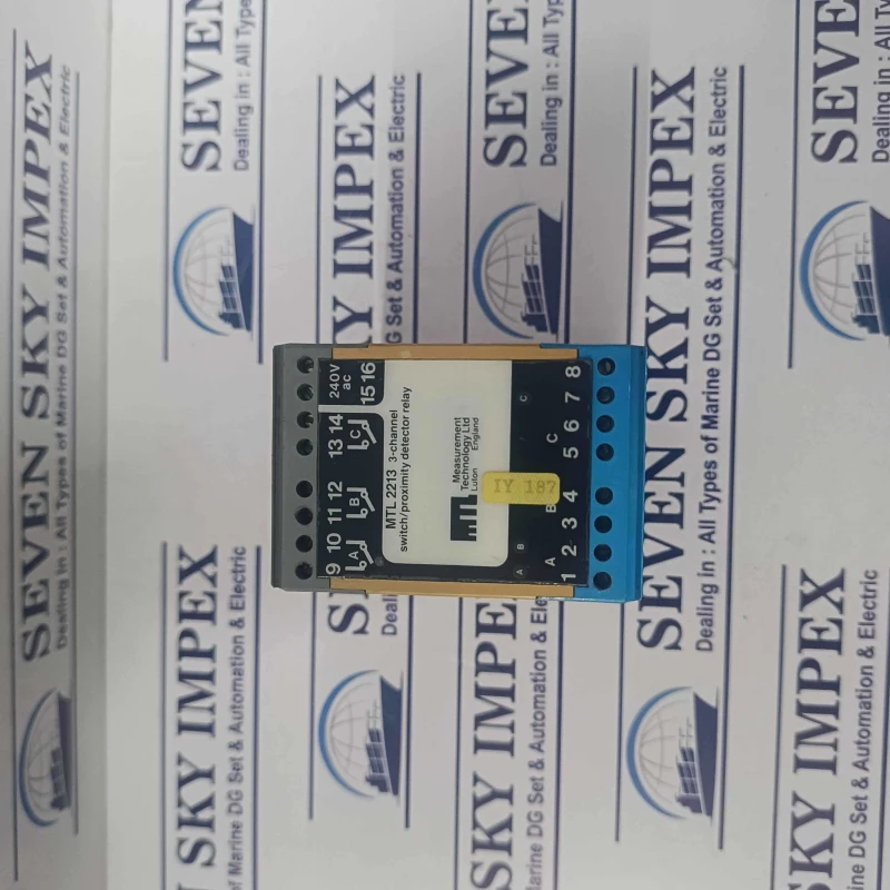 MTL 2213 3-CHANNEL SWITCH/PROXIMITY DETECTOR RELAY RELAYS