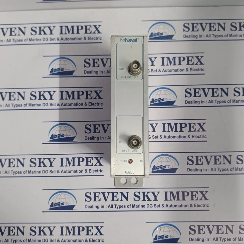 NAVAL ELECTRONICS A3265 AMPLIFIER AUDIO FREQUENCY TERMINAL 0-20 DB SEVEN SKY IMPEX