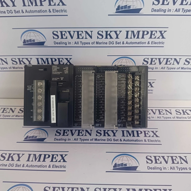 OMRON CJ1W-PA202 WITH SYSMAC CJ2M CPU 11 FULL RACK PLC