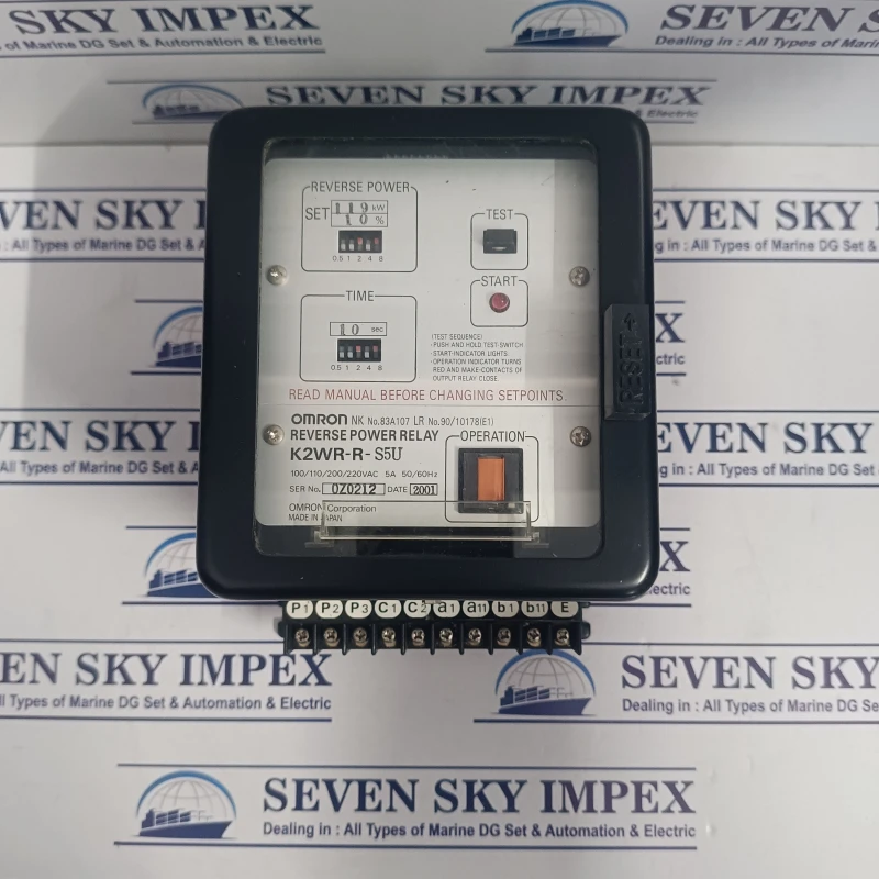 OMRON K2WR-R-S5U REVERSE POWER RELAY RELAYS