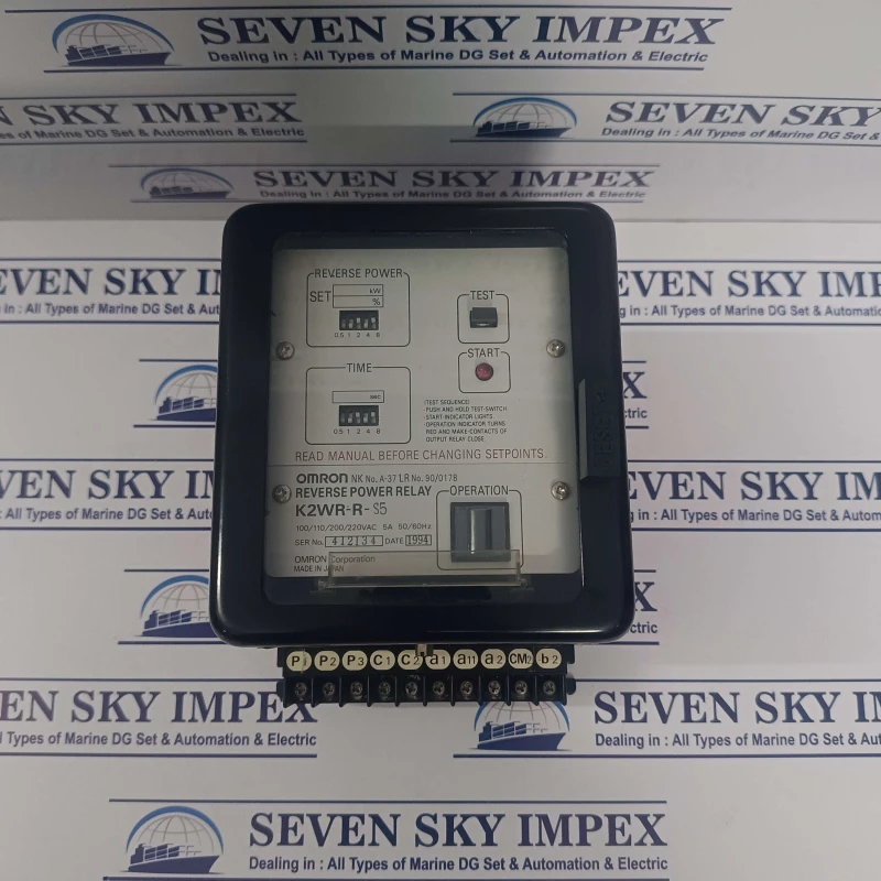 OMRON Reverse Power Relay K2WR-R-S5 100/110/200/220VAC 5A 50/60H RELAYS