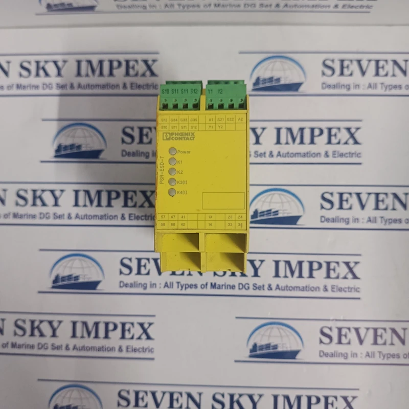 PHOENIX CONTACT PSR-SSP-24DC/ESD/5X1/1X2/T10S SAFETY RELAY RELAYS