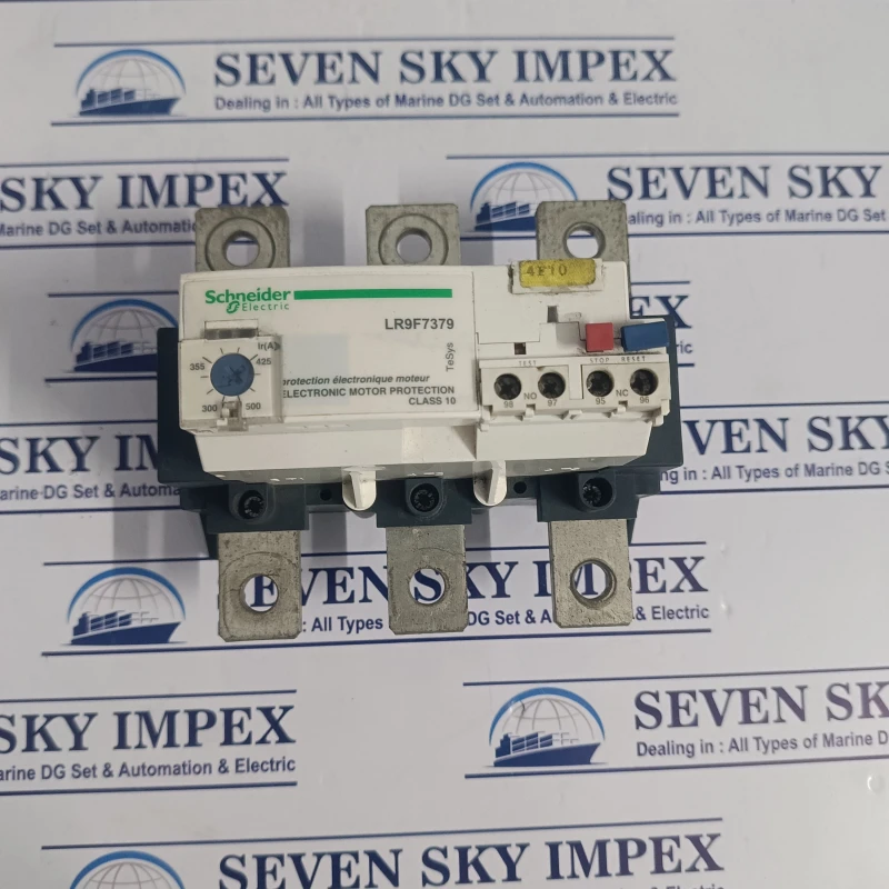 SCHNEIDER ELECTRIC LR9F7379 ELECTRONIC THERMAL OVERLOAD RELAY CLASS 10 300-500A RELAYS