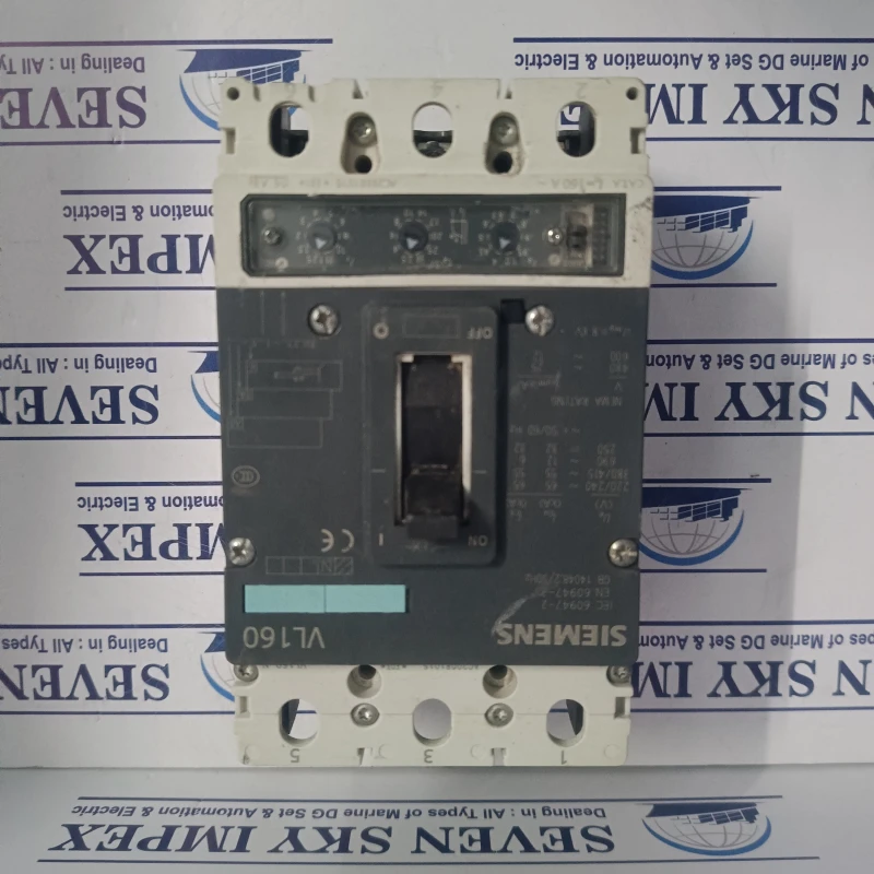 SEIMENS VL160 MOLDED CASE CIRCUIT BREAKER 160A CIRCUIT BREAKER'S