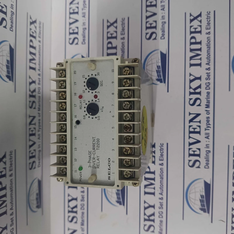 SELCO T2200 3-PHASE OVER-CURRENT RELAY RELAYS