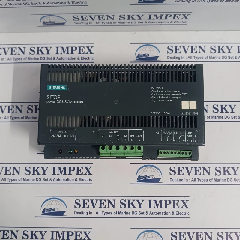 SIEMENS 6EP1931-2FC01 SITOP POWER DC-USV-MODUL 40 POWER SUPPLY