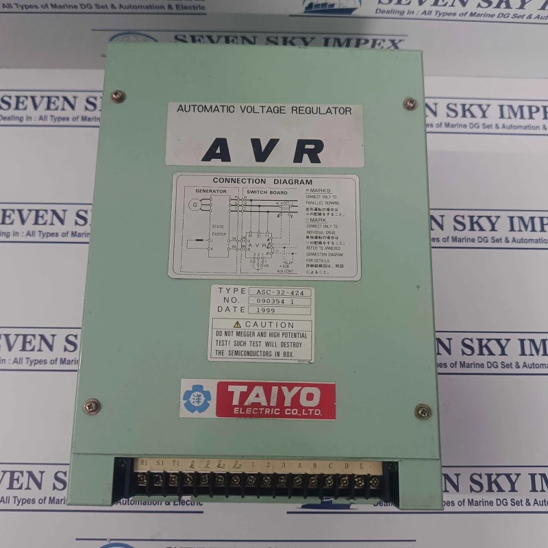 TAIYO ASC-32-4Z4 AVR AUTOMATIC VOLTAGE REGULATOR (AVR)