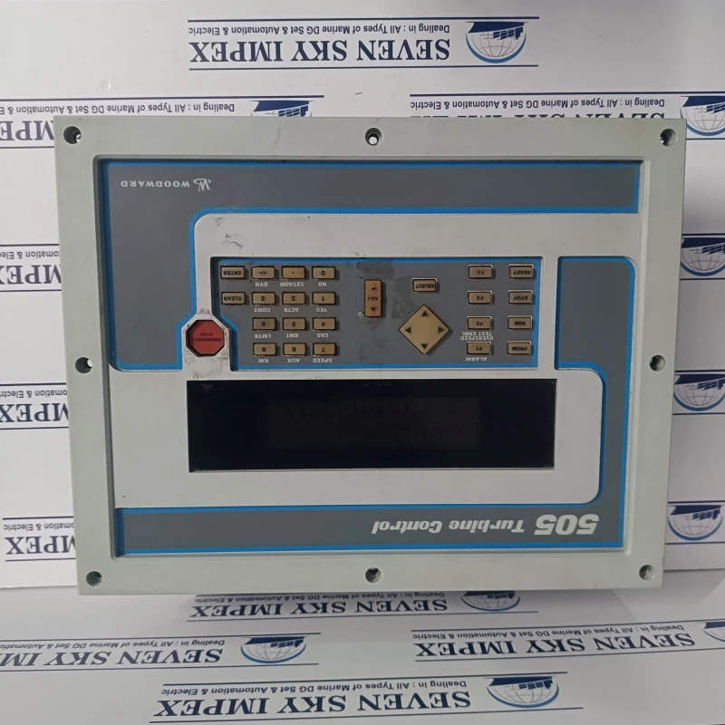 WOODWARD 505 TURBINE CONTROL 9907-164 REV-L DIGITAL GOVERNOR HMI'S