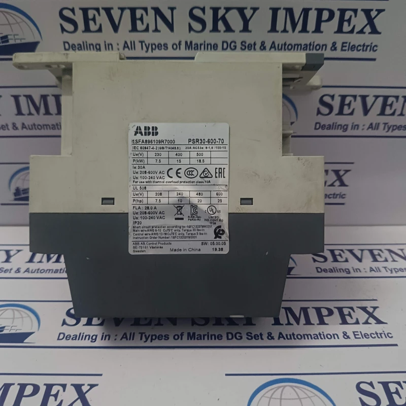 ABB PSR30-600-70 SOFT STARTER thumbnail 3