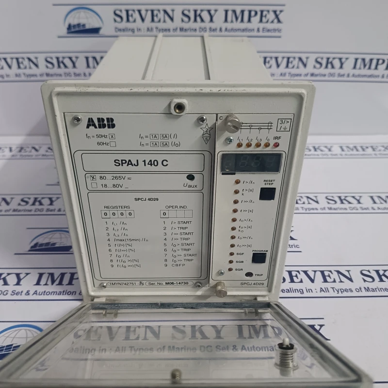 ABB SPAJ 140 C SPCJ 4D29 OVER CURRENT AND EARTH FAULT RELAY thumbnail 2