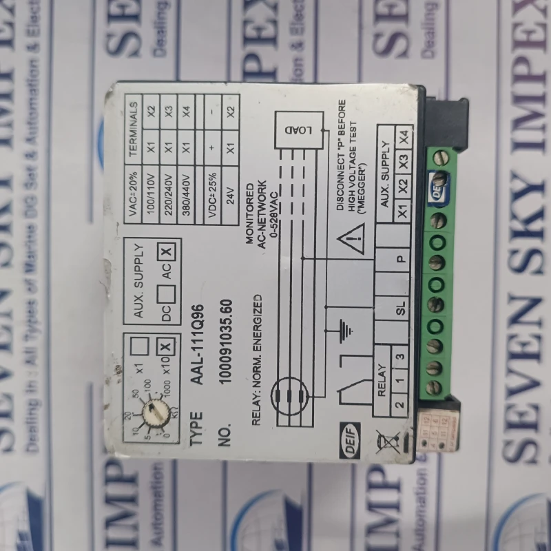 DEIF AAL-111Q96 NETWORK INSULATION MONITOR thumbnail 7