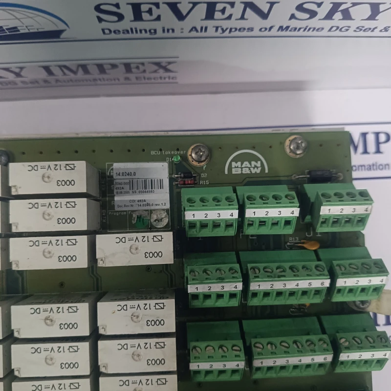 MAN B&amp;W 3157168-7 SWITCH BOARD UNIT thumbnail 3