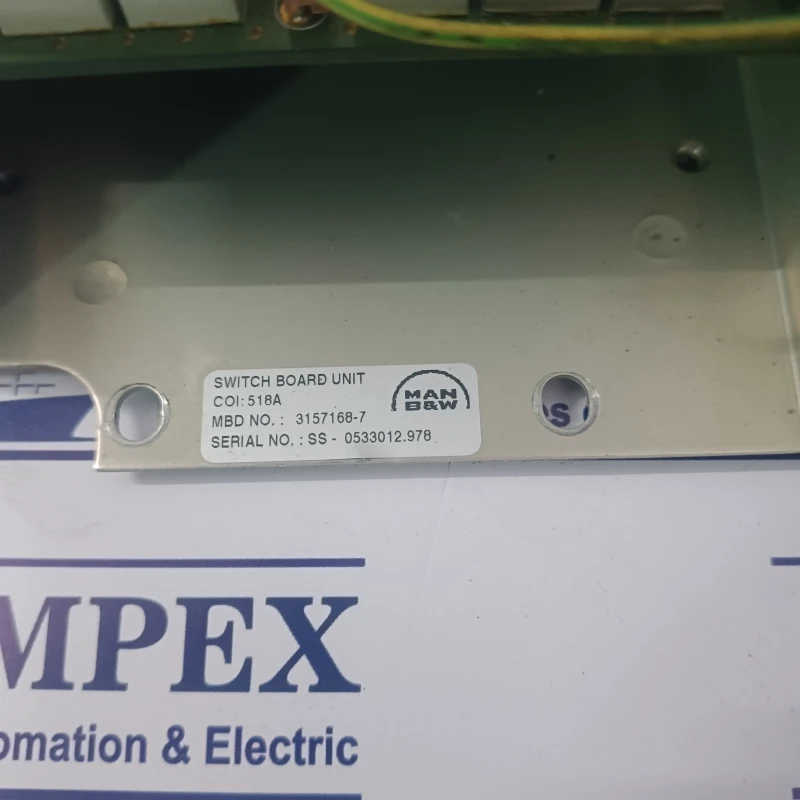 MAN B&amp;W 3157168-7 SWITCH BOARD UNIT thumbnail 8