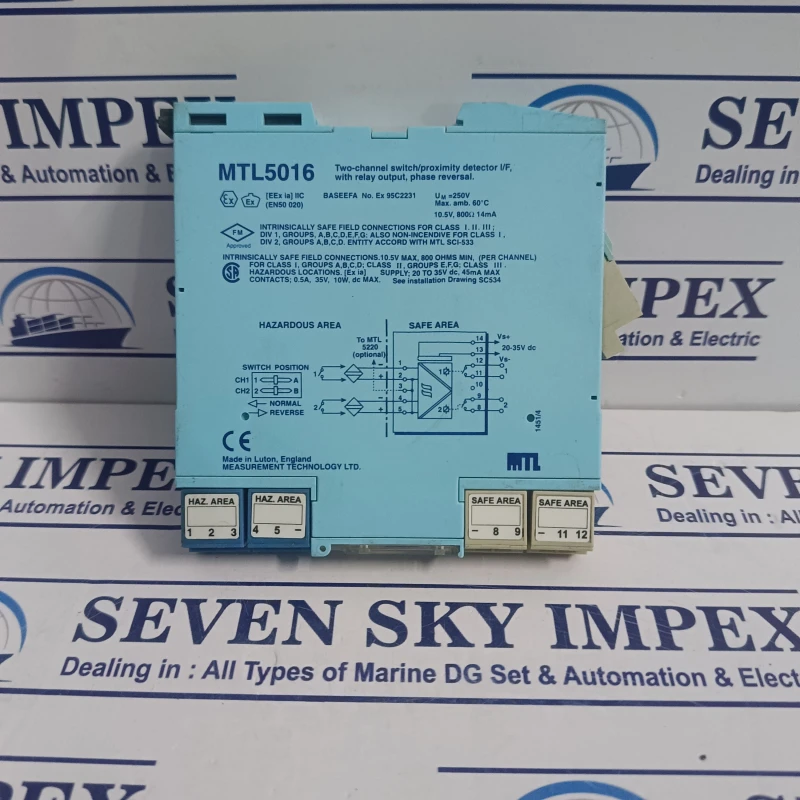 MEASUREMENT TECHNOLOGY MTL5016 TWO CHANNEL SWITCH thumbnail 3