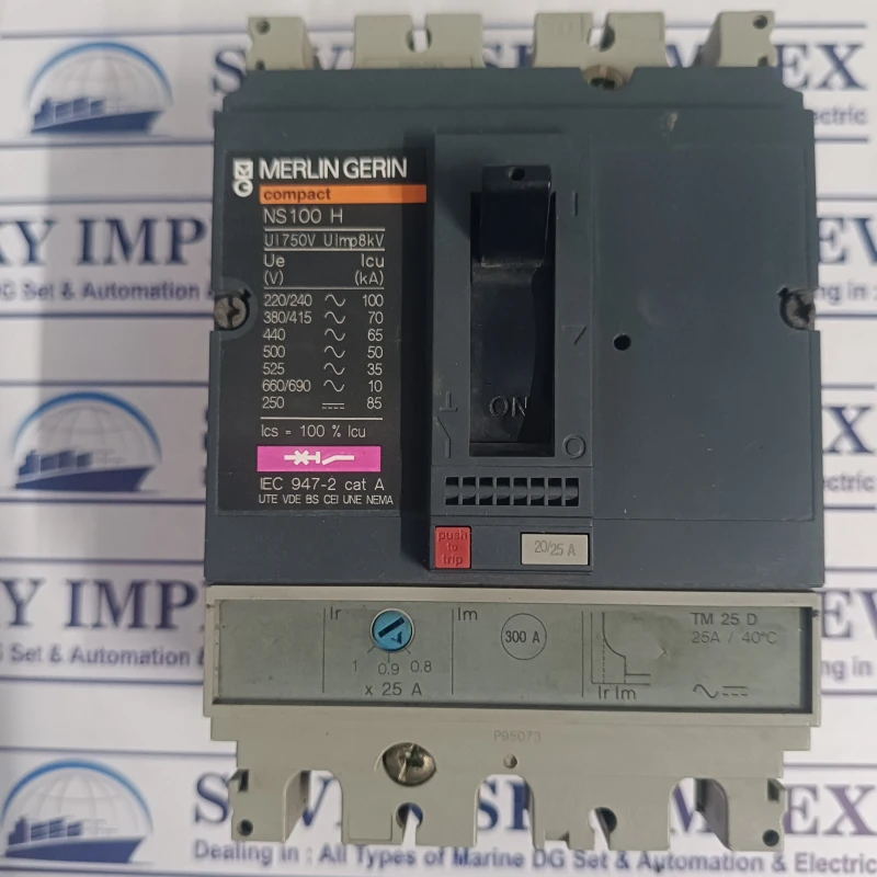 MERLIN GERIN NS100 H CIRCUIT BREAKER SWITCH 25A thumbnail 2