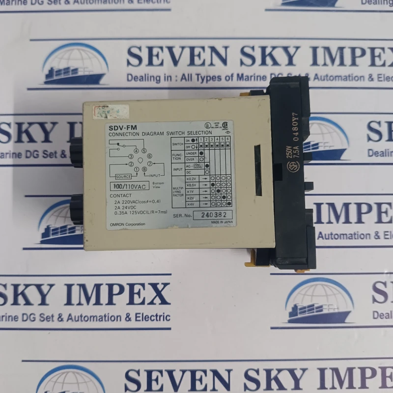 OMRON SDV-FM6 VOLTAGE SENSOR thumbnail 4