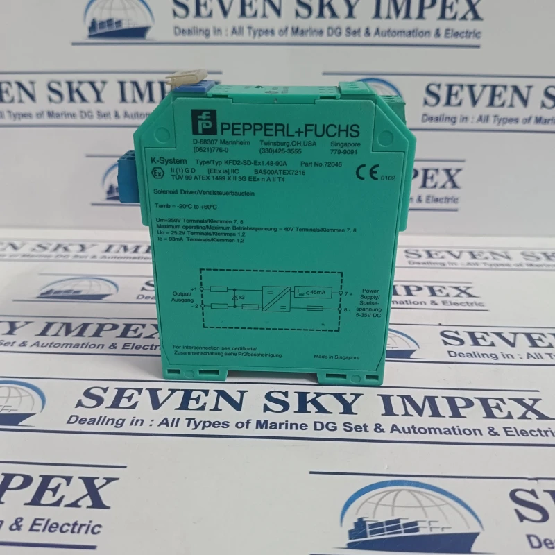 PEPPERL+FUCHS KFD2-SD-Ex1.48-90A SOLENOID DRIVER 72046 thumbnail 5