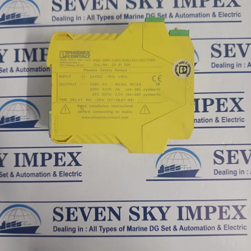 PHOENIX CONTACT PSR-SSP-24DC/ESD/5X1/1X2/T10S SAFETY RELAY thumbnail 9