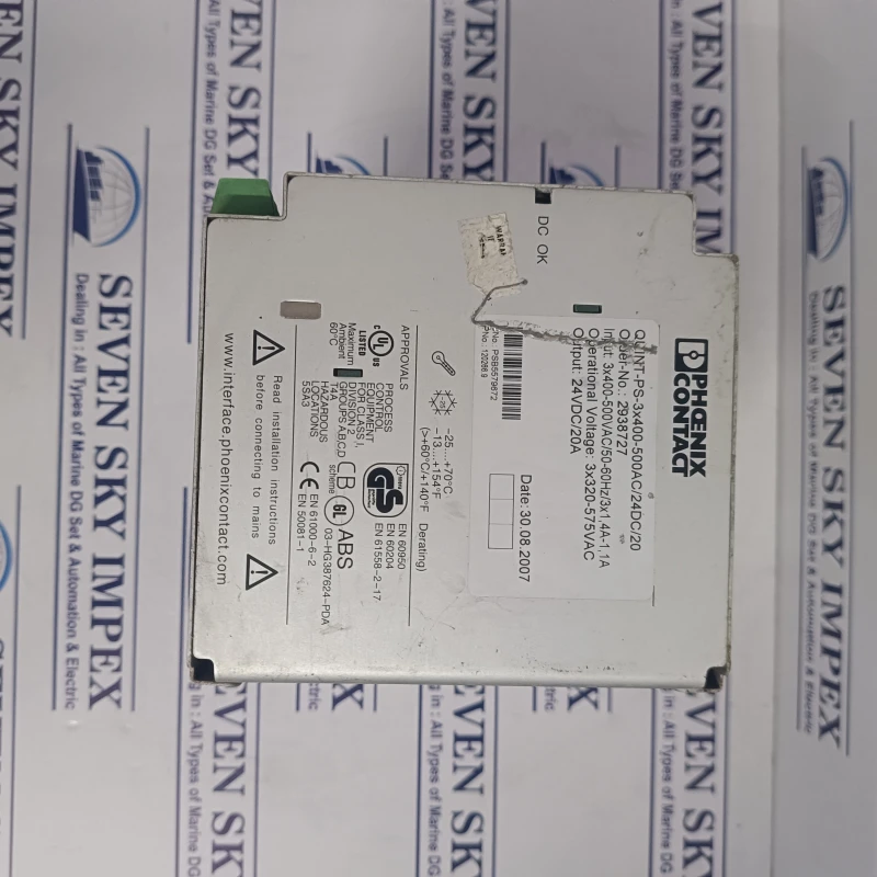 PHOENIX CONTACT QUINT-PS-3X400-500AC/24DC/20POWER SUPPLY thumbnail 11