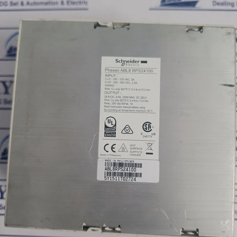 SCHNEIDER ABL8RPS24100 POWER SUPPLY thumbnail 4