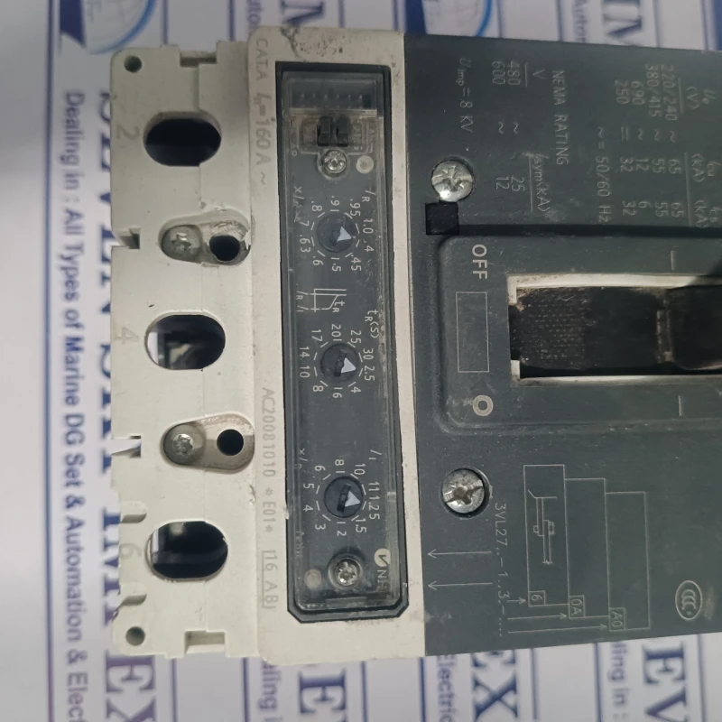 SEIMENS VL160 MOLDED CASE CIRCUIT BREAKER 160A thumbnail 10