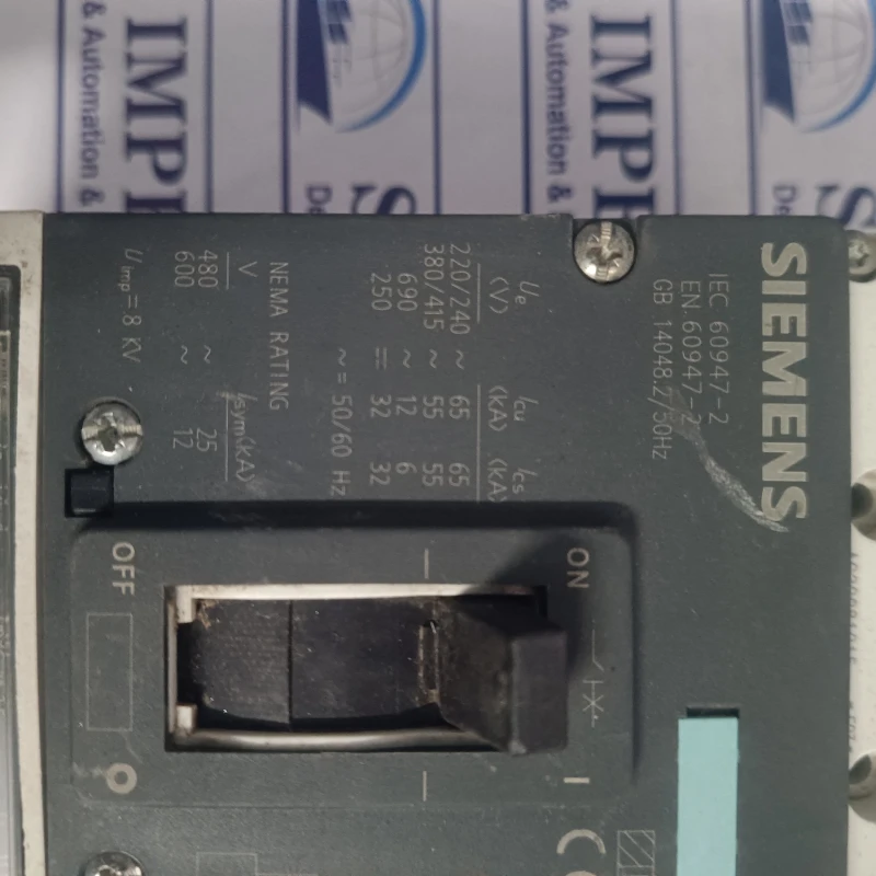 SEIMENS VL160 MOLDED CASE CIRCUIT BREAKER 160A thumbnail 11