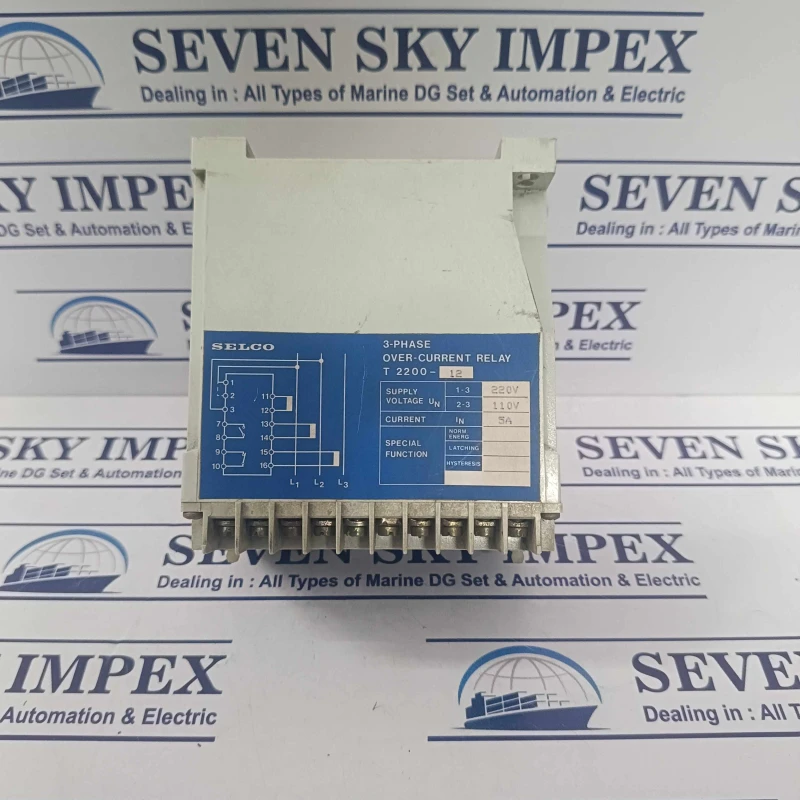 SELCO T2200 3-PHASE OVER-CURRENT RELAY thumbnail 4
