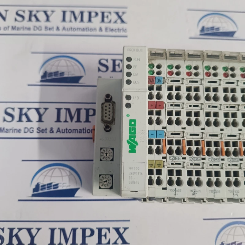 WAGO 750-333 Fieldbus coupler profibus with 8- digital impulse interface 750-635 thumbnail 6